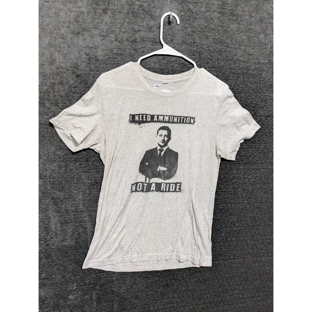 Zelenskyy I Need Ammunition Not A Ride Graphic T-Shirt Heather Grey Large